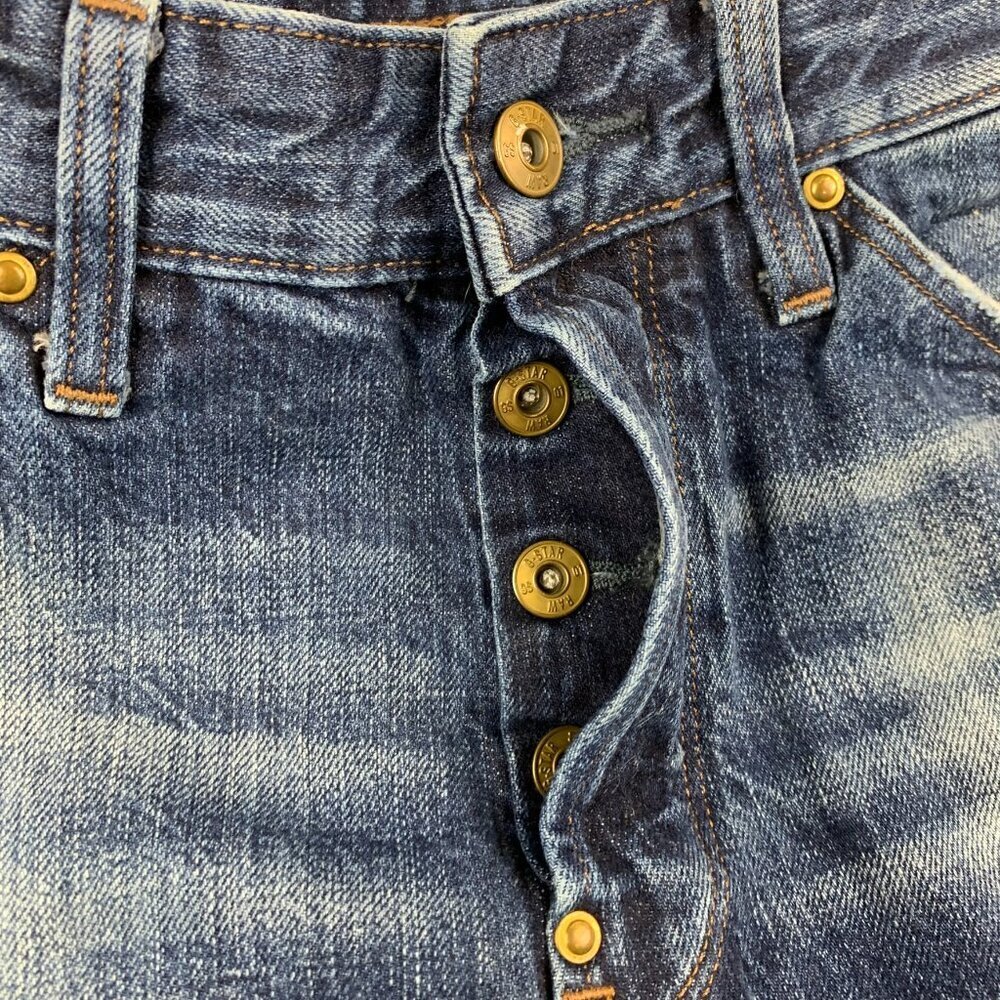 G Star Raw Mens Pants 30 Blue Denim Jeans 5620 3D Tapered Double Knee 30x29 - Picture 6 of 12